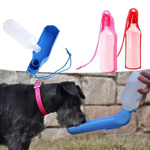 water dog cat feeding bottle travel portable automatic dispenser products for dogs mascotas