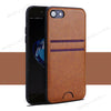 Eqvvol Slim PU Leather Case For iPhone X 8 7plus Case Luxury Back Cover Card Holder Wallet Mobile Phone Bag For iPhone 6 6s Case